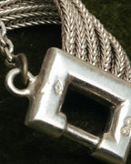 -SPECIAL- “HERMÈS” 70’s-90’s Étrier multi chain bracelet