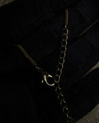 "Vintage organic ring necklace"