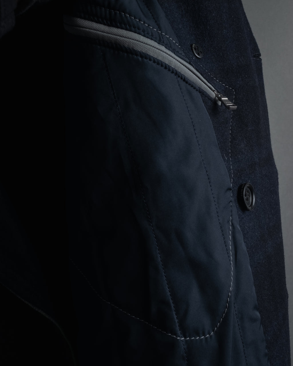 "HUGO BOSS" Double-breasted plaid coat