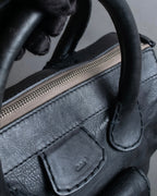 "Chloe" Out pocket detail leather Edith bag