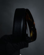 “Roger Vivier” 2010’s Patent tortoiseshell buckle belt