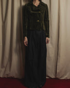 Chaqueta de terciopelo metálico de los años 90-00 de "Max Mara"