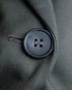 "MM6 MAISON MARGIELA" Wrap front oversized tailored jacket