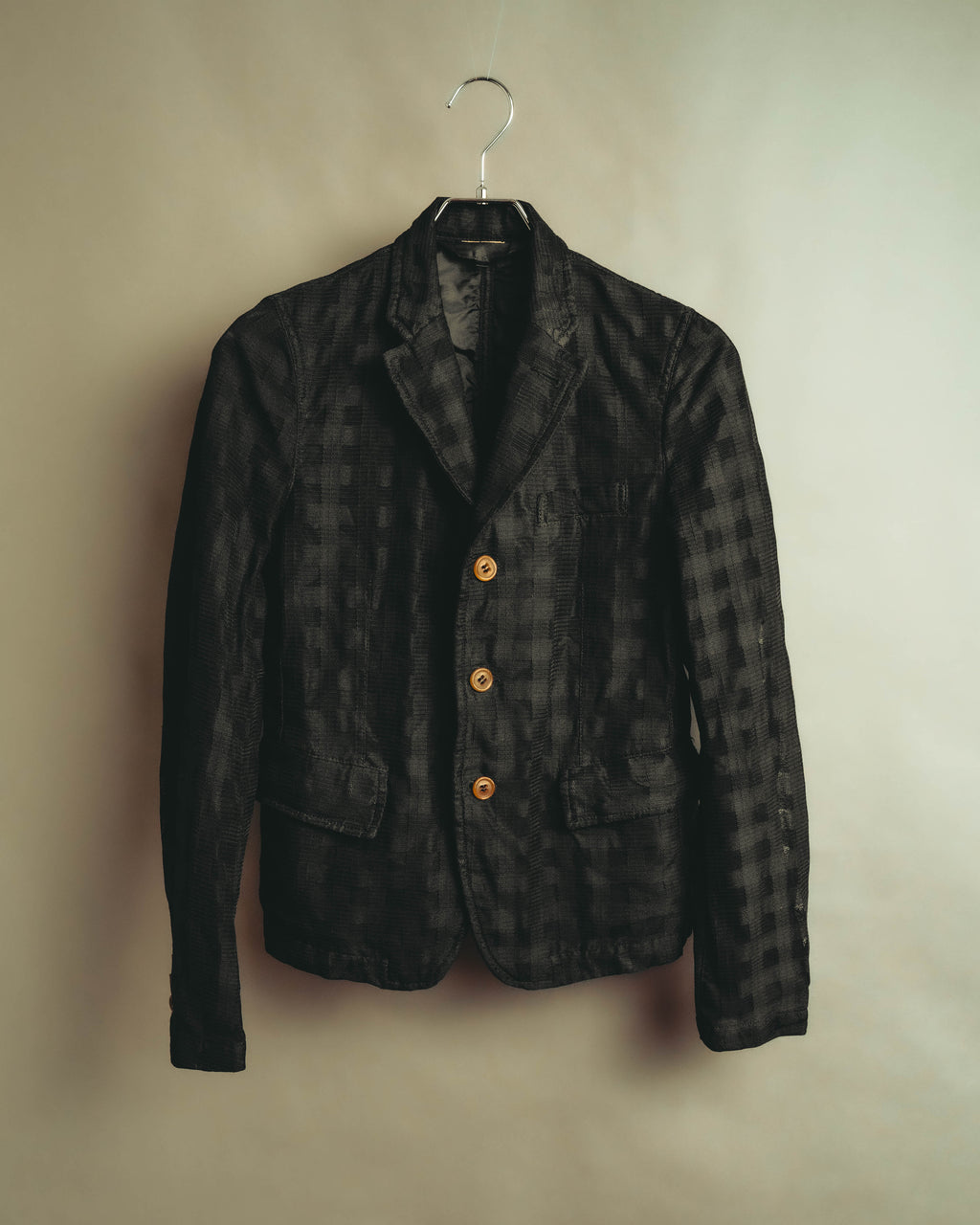 "COMME des GARÇONS COMME des GARÇONS" 13AW Textured three-button blazer