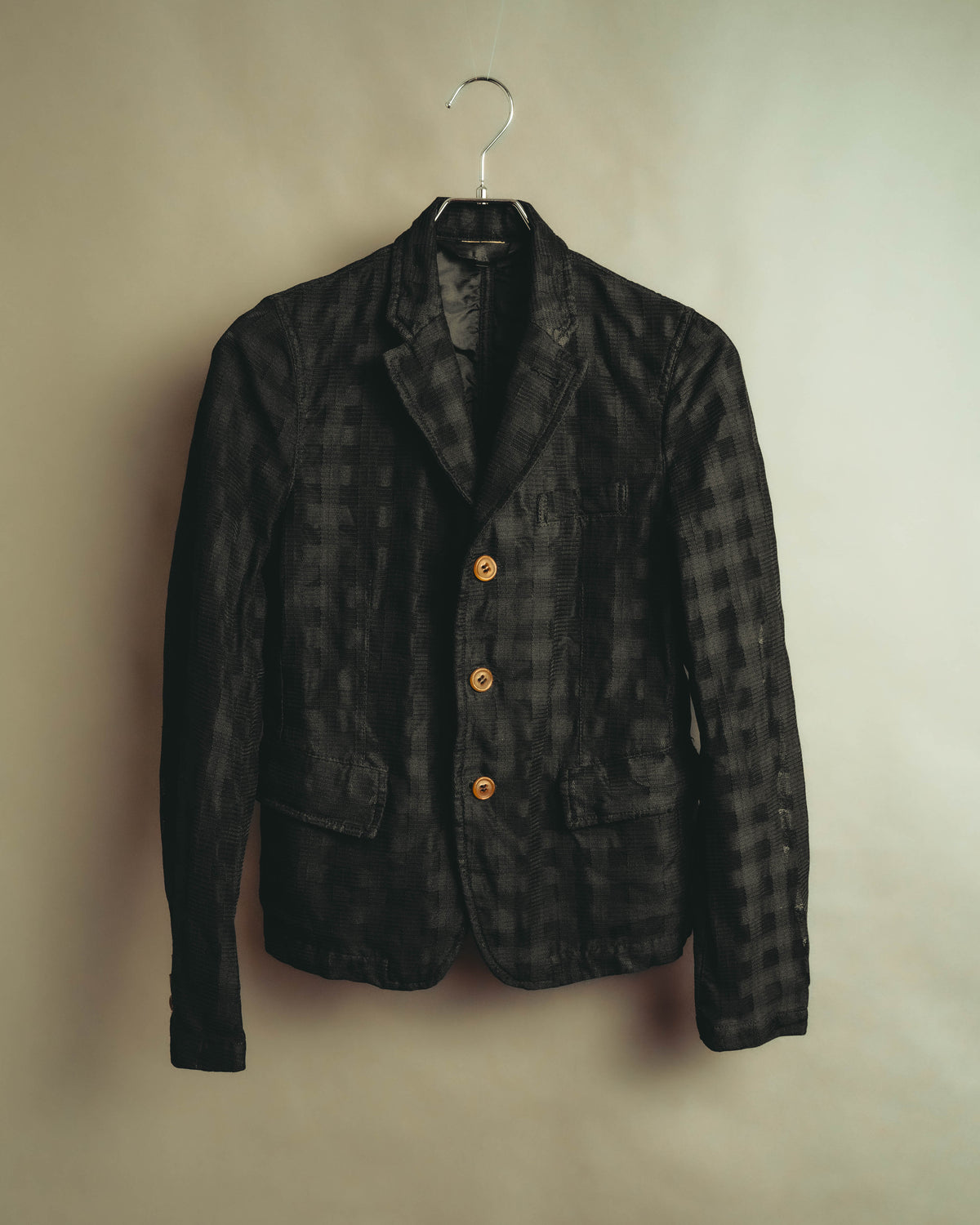 "COMME des GARÇONS COMME des GARÇONS" 13AW Textured three-button blazer