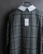 "MACKINTOSH" Glen check pattern straight line dress