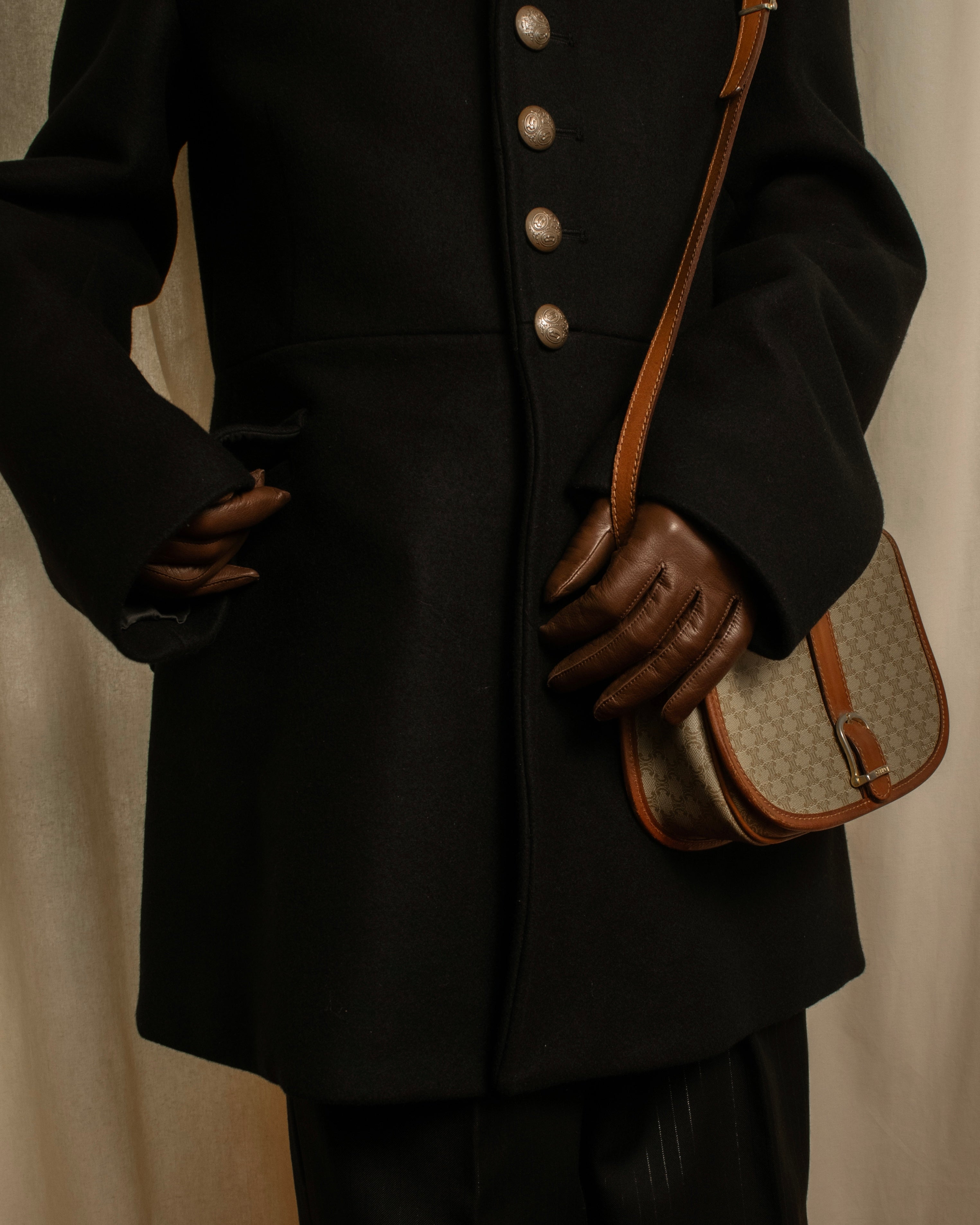 -SPECIAL- "GUCCI" 13'year-14'year Horse riding outfit motif velvet collar jacket