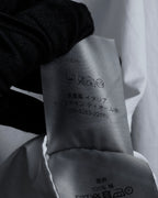 "DIOR HOMME" 00's Edith Slimane design sophisticated white shirt