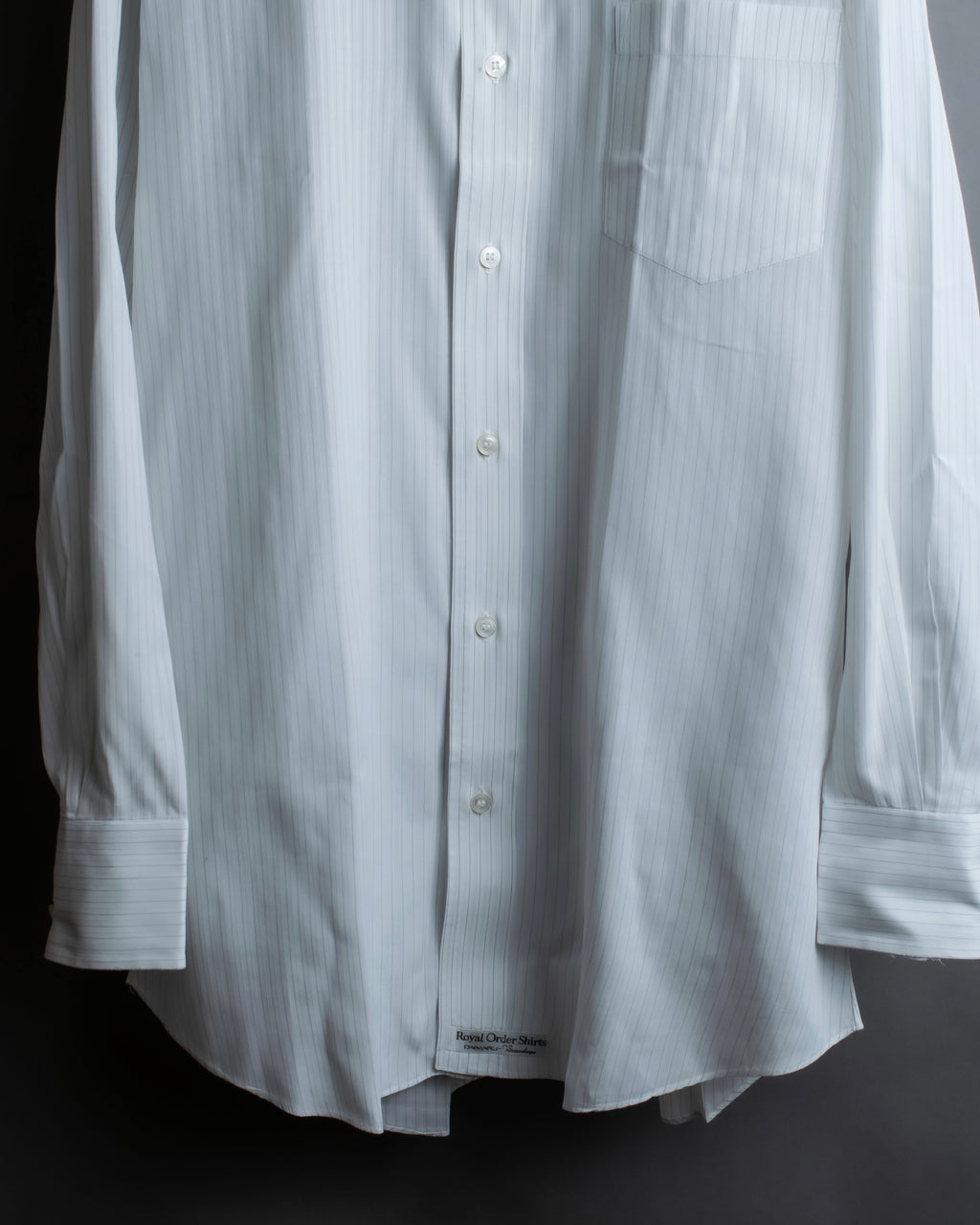 "CHRISTIAN DIOR MONSIEUR"
 Wide spread color royal order white shirt