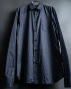 “PRADA” Bicolor back designed dress shirt