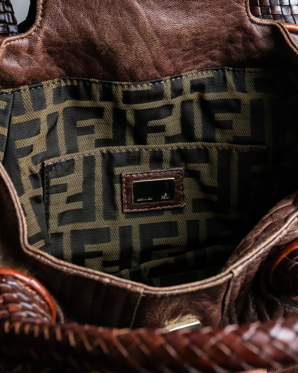 "FENDI" Brown color edition Spy bag