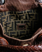 "FENDI" Brown color edition Spy bag