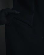 "GIORGIO ARMANI" 90’s Minimalist draped maxi long coat