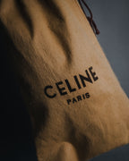 "CELINE" 70’s-80’s Spectator triumph medallion loafers