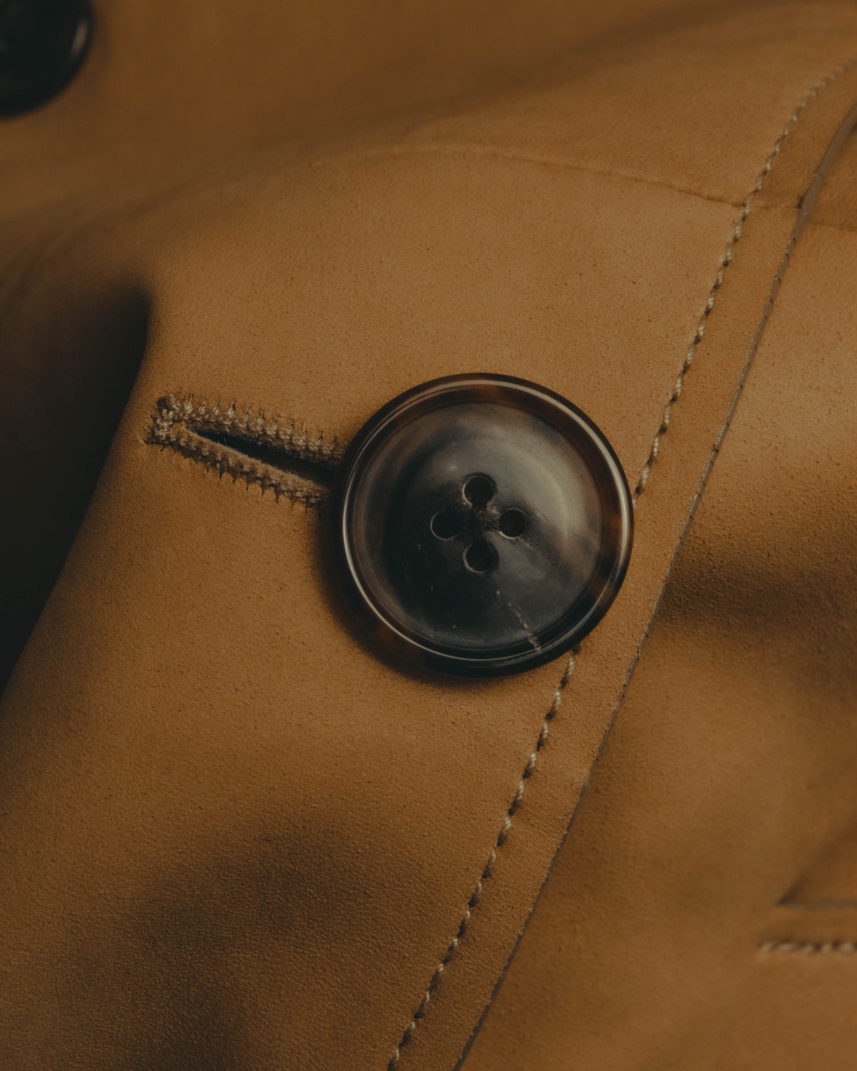 –SPECIAL– “Maison Martin Margiela” 2012AW Leather trench coat with Line 4 printed lining