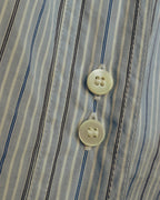 -SPECIAL- "Maison Margiela" 20AW Conceptual double button striped shirt