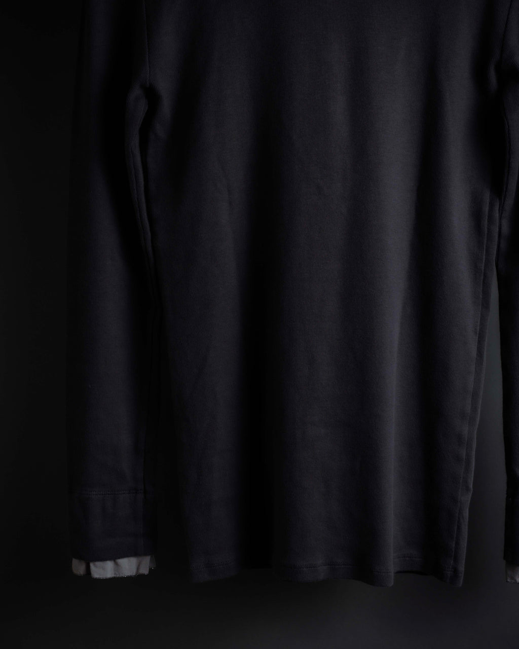 "BRUNELLO CUCINELLI" Layered shirt docking design knit pullover