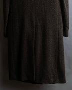 "Dolce &amp; Gabbana" Herringbone pattern slim shape chester coat