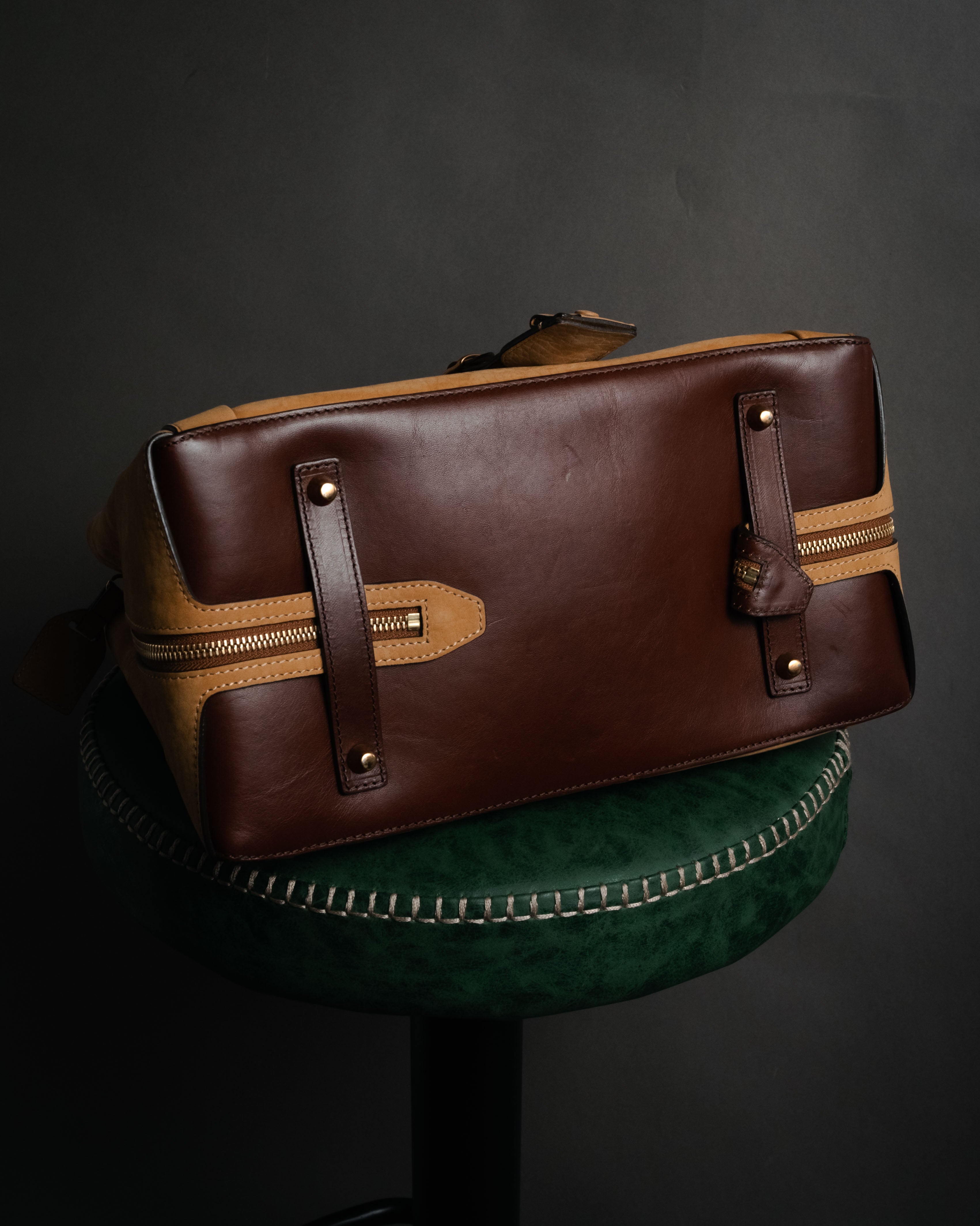 “Chloé” 12-14 Alice bicolor trapeze tote bag