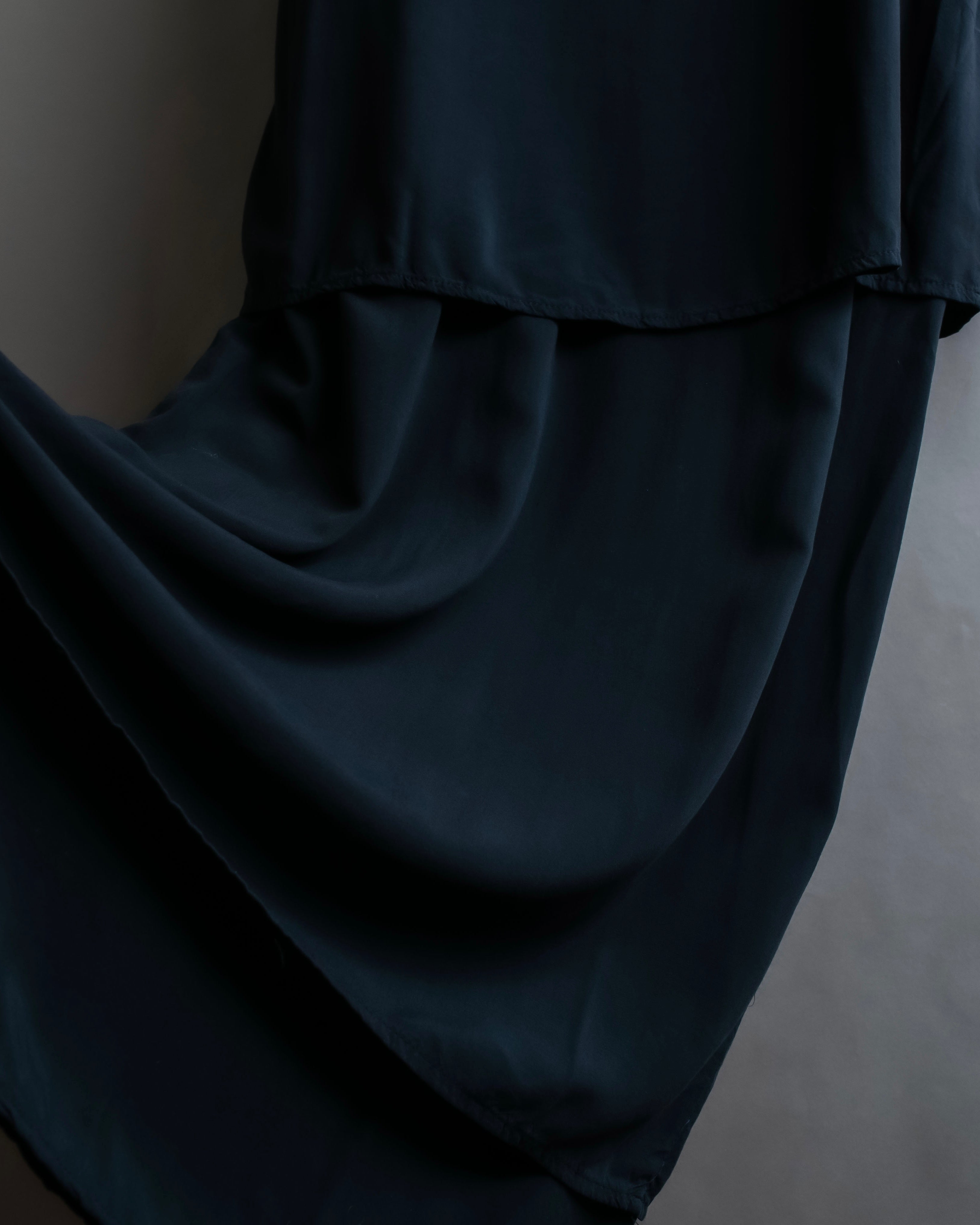 "Maison Martin Margiela" Beautiful draped navy 3-way dress