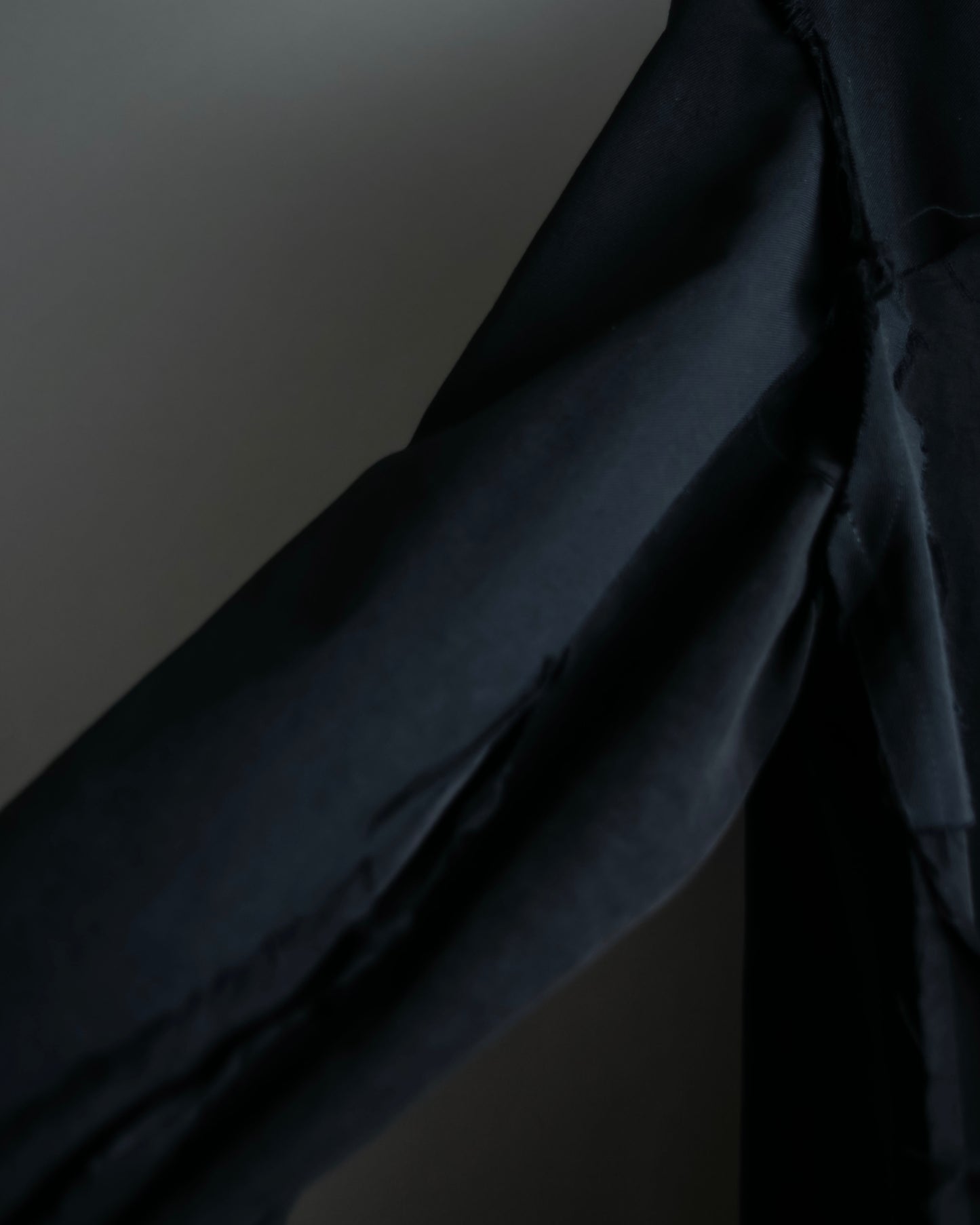 "B Yohji Yamamoto" Inside-out design super long shirt coat