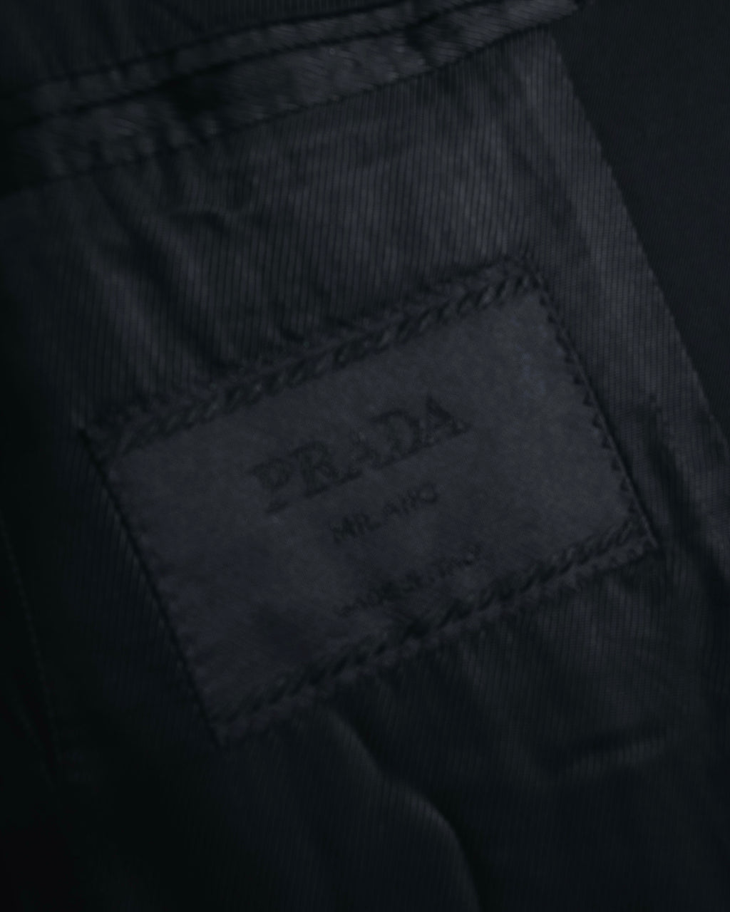 "PRADA" 1994AW Stretch polyester tailored suit