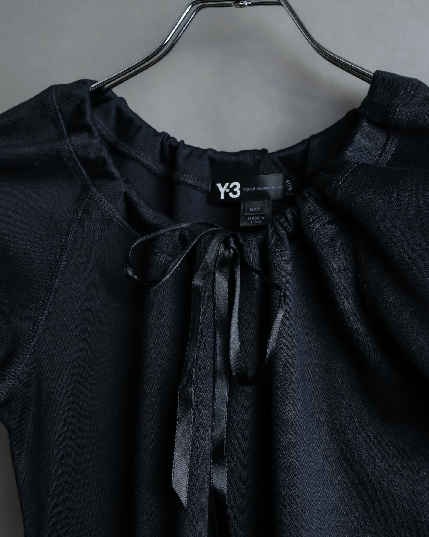 "Y-3" Drawstring switching design pullover