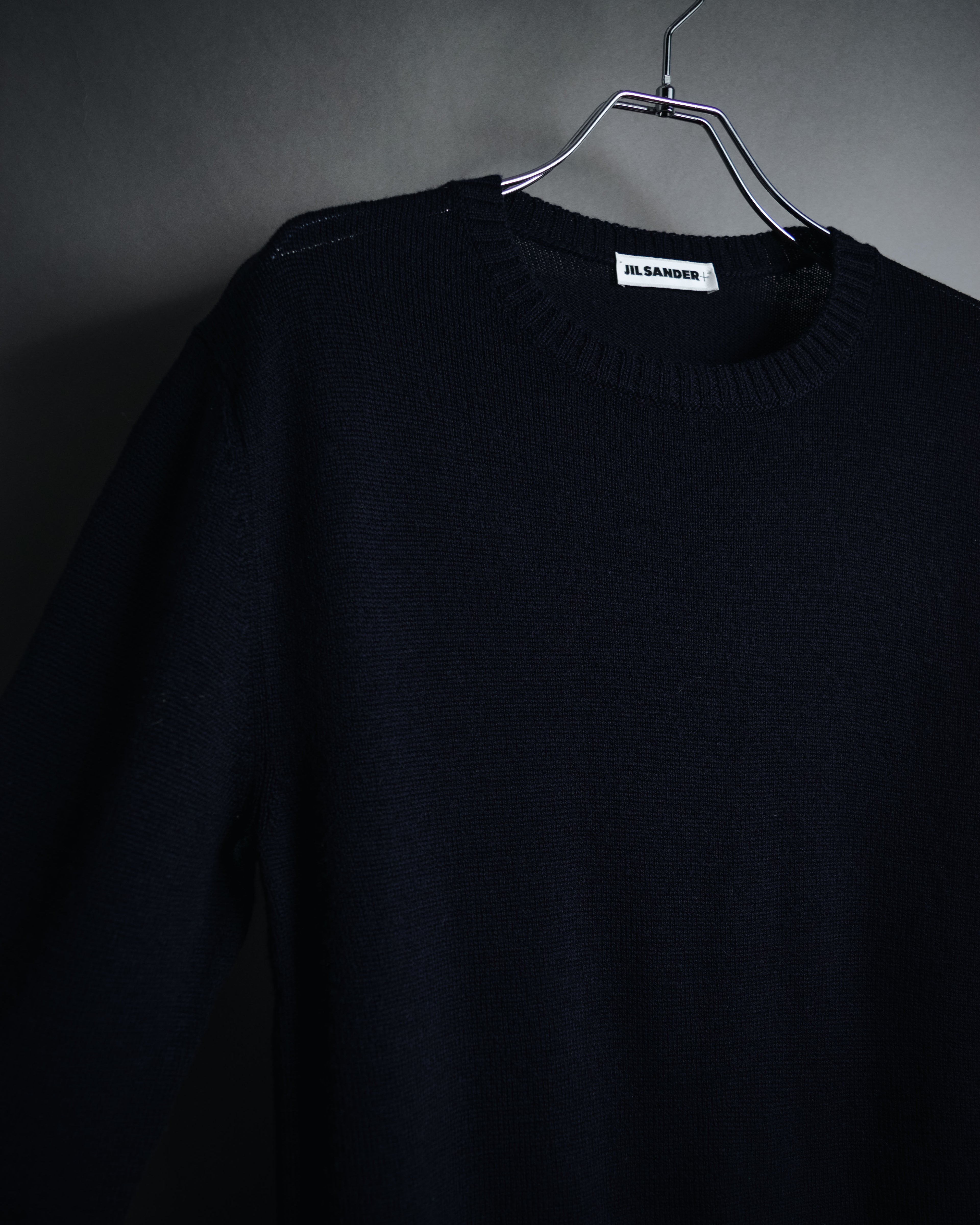 "JIL SANDER" 2019 Refined new minimal wool crewneck knit