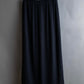 "HERMES" 100% silk straight silhouette maxi skirt