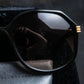 "Christian Dior" Hexagonal frame black sunglasses