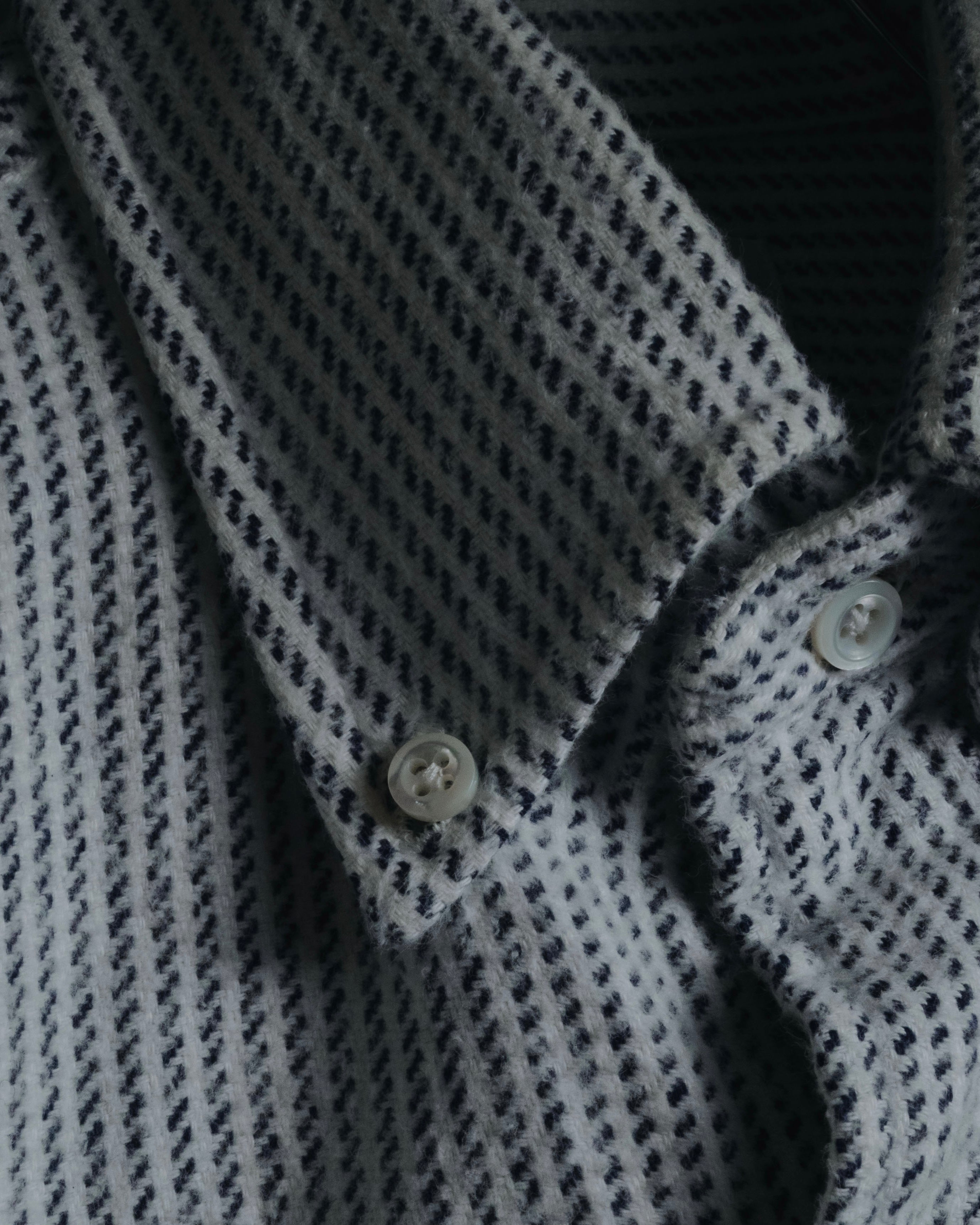 "THOM BROWNE" Micro patterned button-down shirt