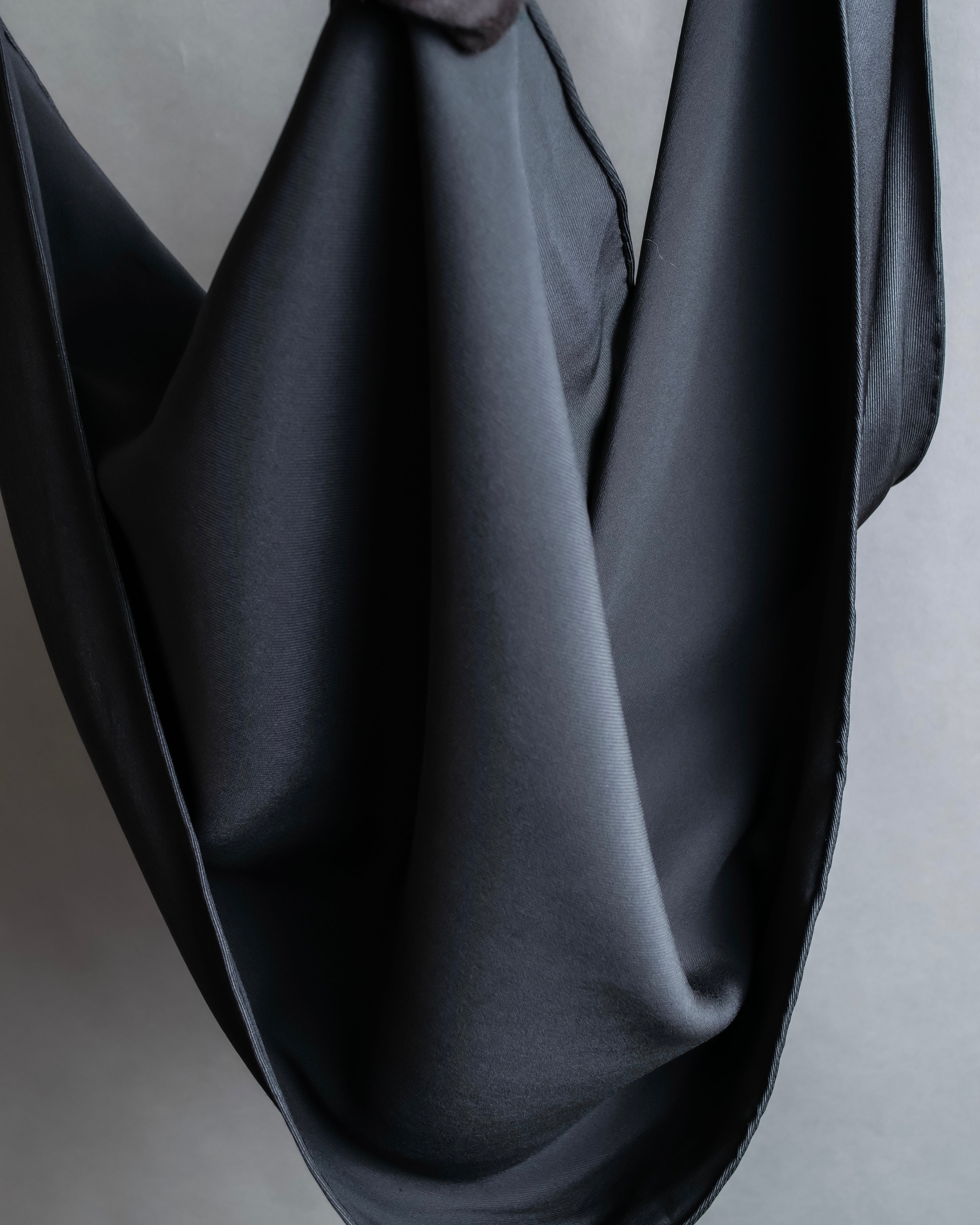 "HERMES" Silk cloth docking leather waist mark belt