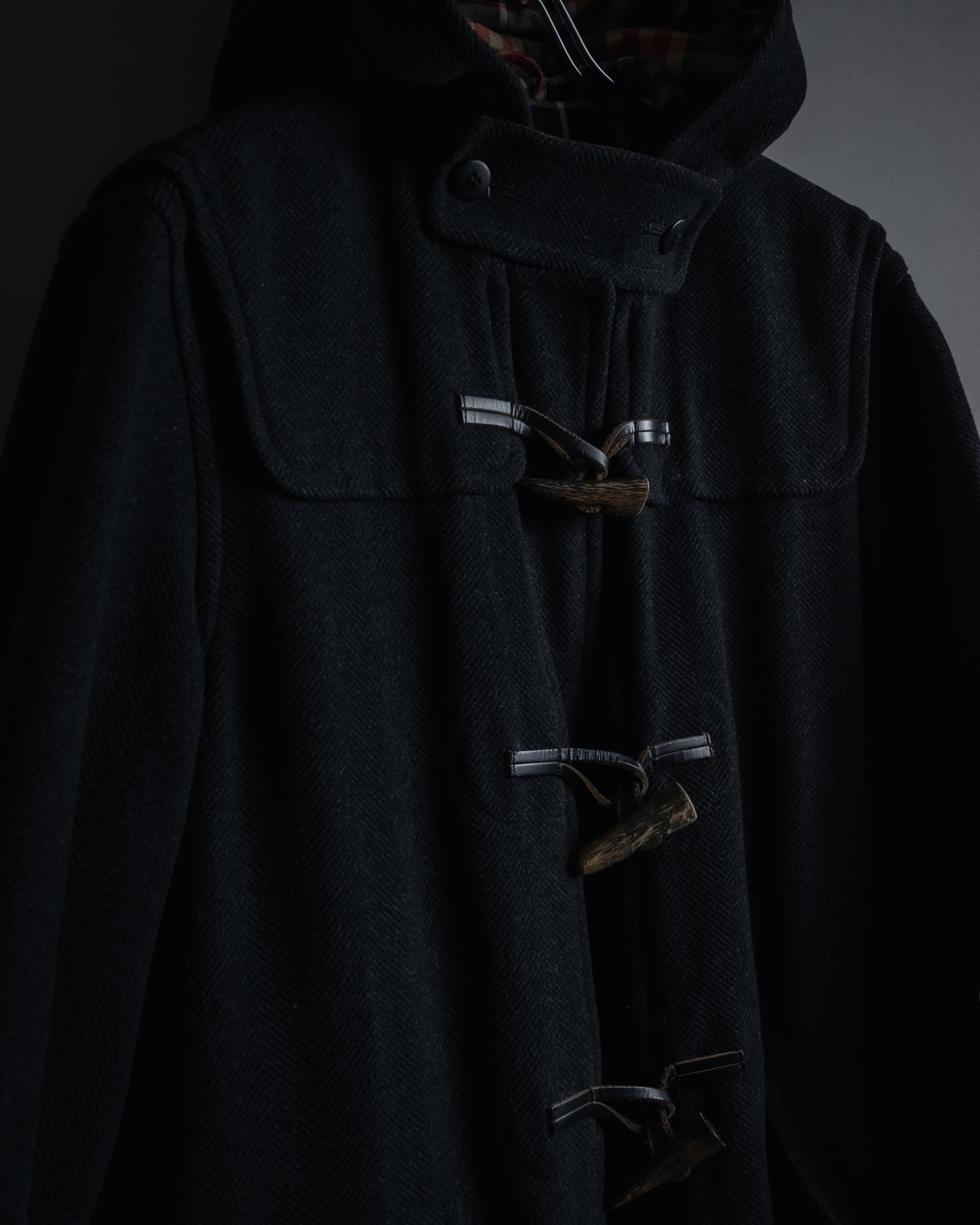 "Burberrys" 90’s heritage duffle coat with check-lined hood