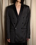 "Dolce & Gabbana" Silk design double-breasted tailored jacker