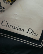 "Christian Dior" Vintage baroque print square scarf