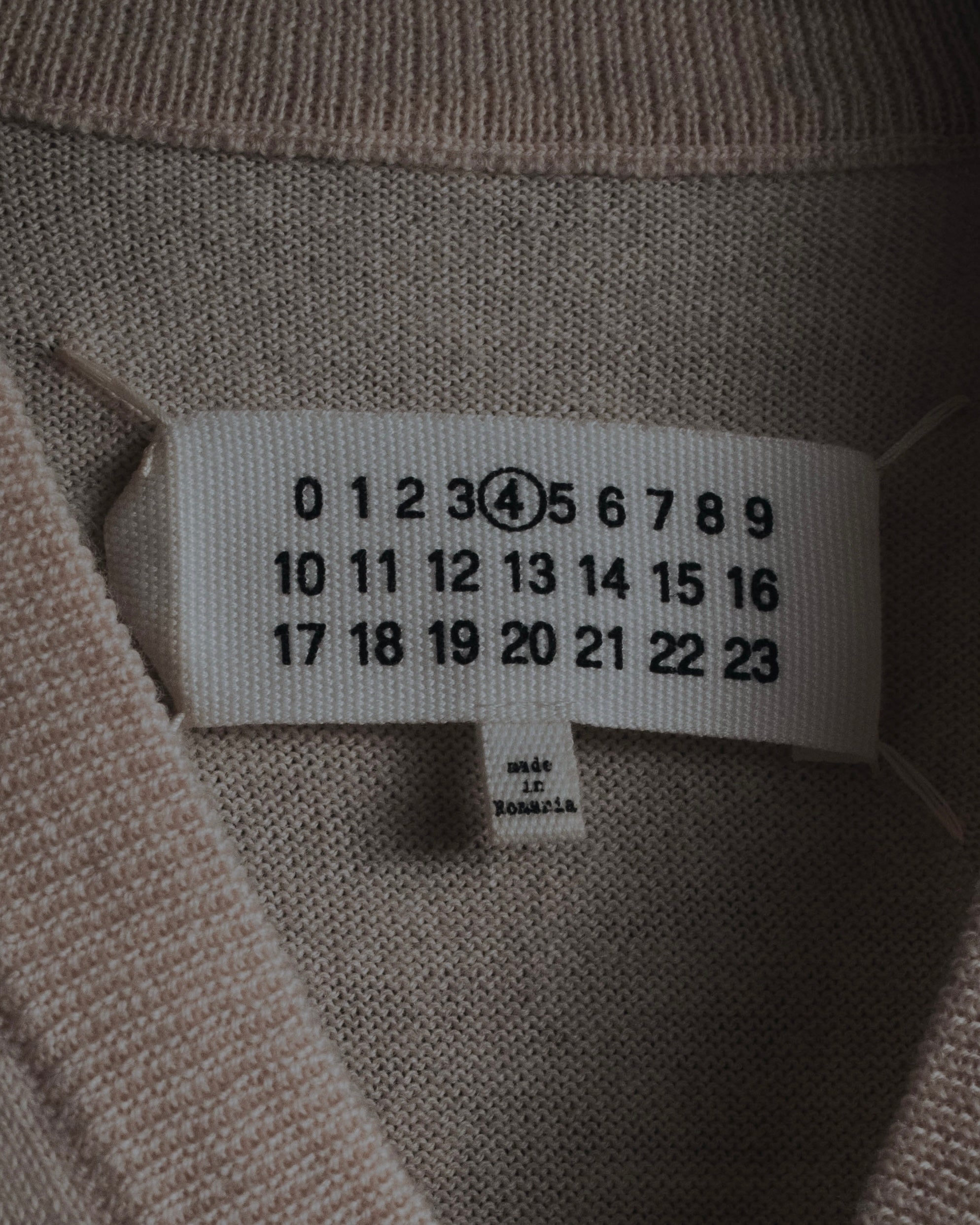 "Maison Margiela" 2014 AW Minimal v-neck knit vest