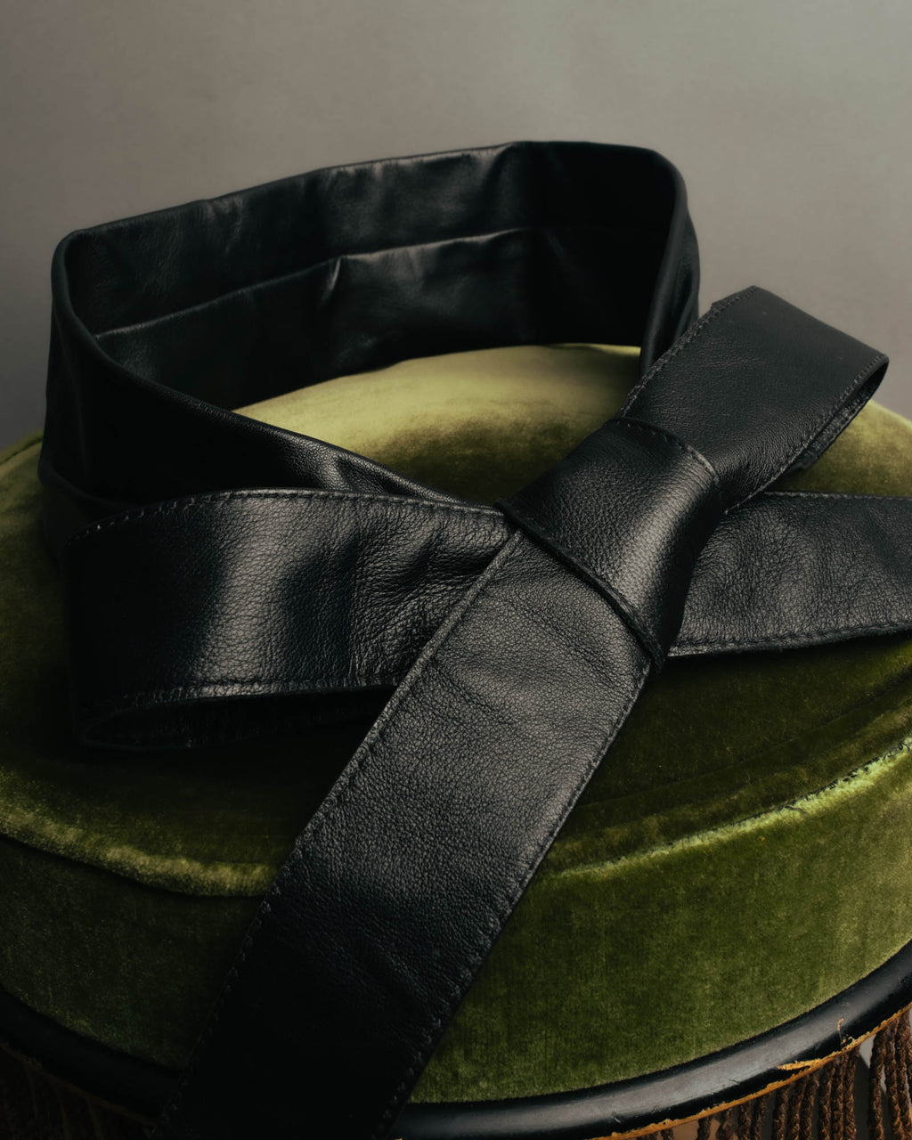 "HOXTON BOUTIQUE" 00's-10's Pebbled leather scarf belt