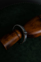 "Dolce & Gabbana" Curved rivet design silver metal bracelet