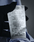 "GUCCI" Michele design tonal contrast-collar classic dress shirt