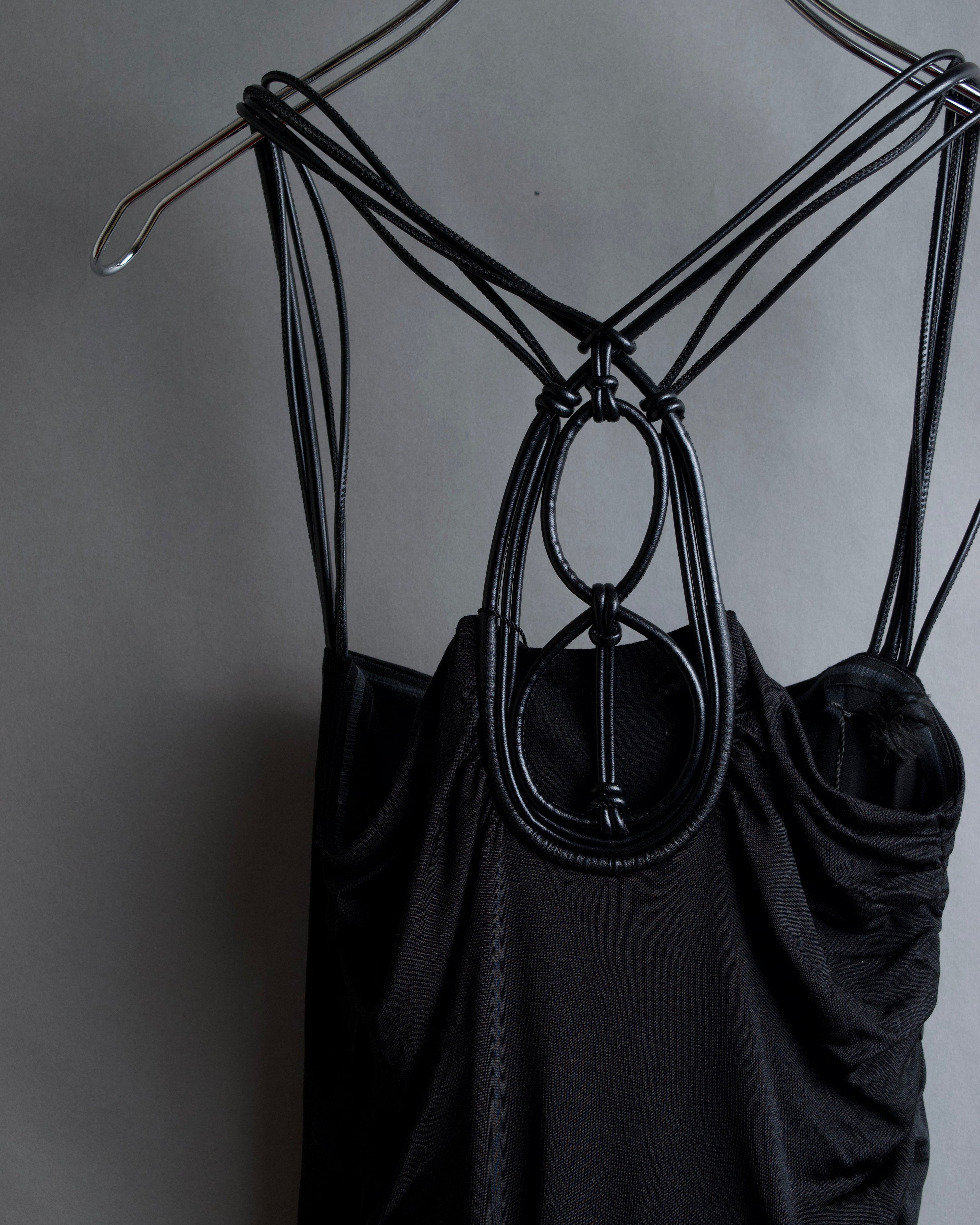 "ISABEL MARANT" Cord-layered strap design sleeveless dress