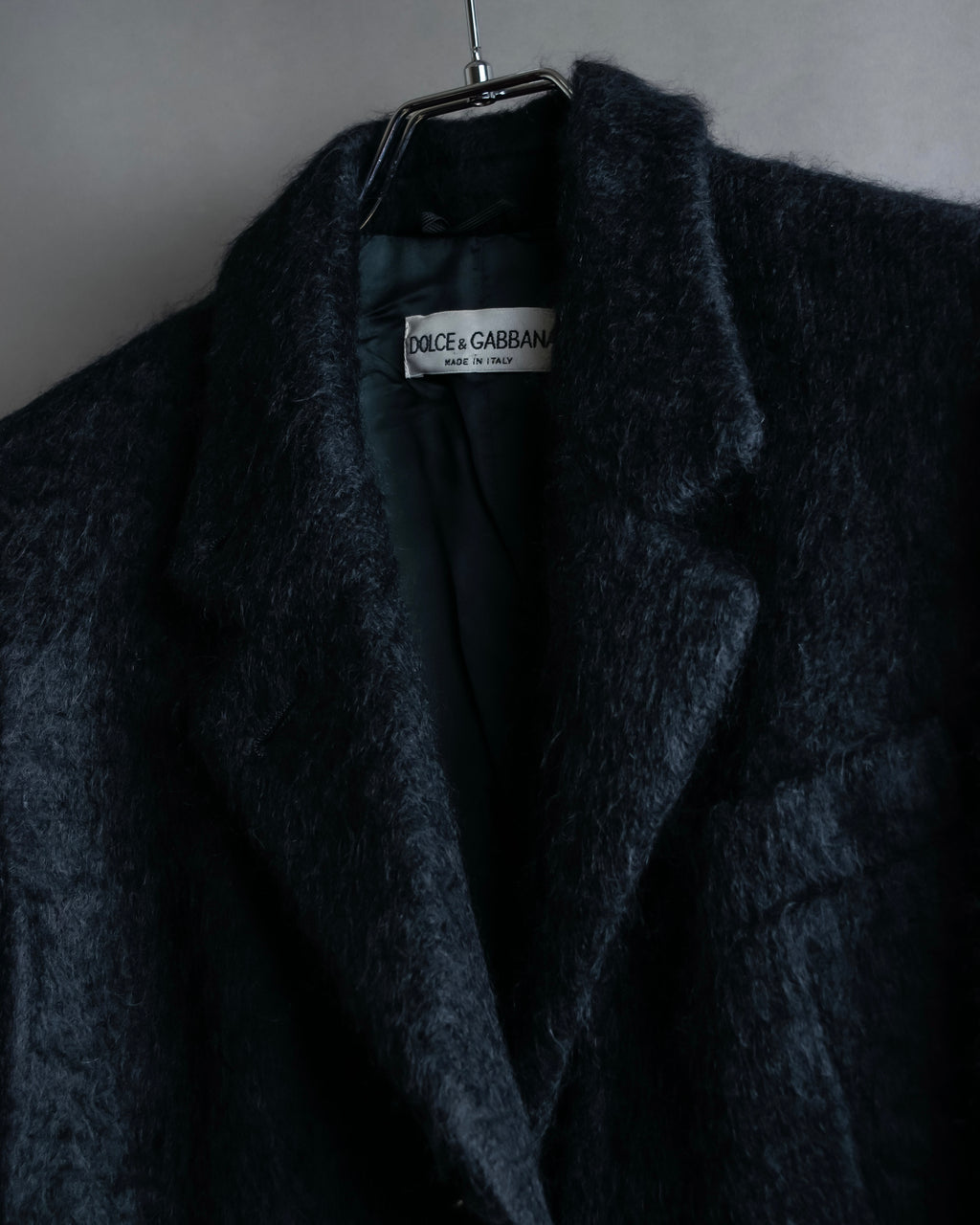 "DOLCE & GABBANA" Lightly brushed shaped tailored jacket