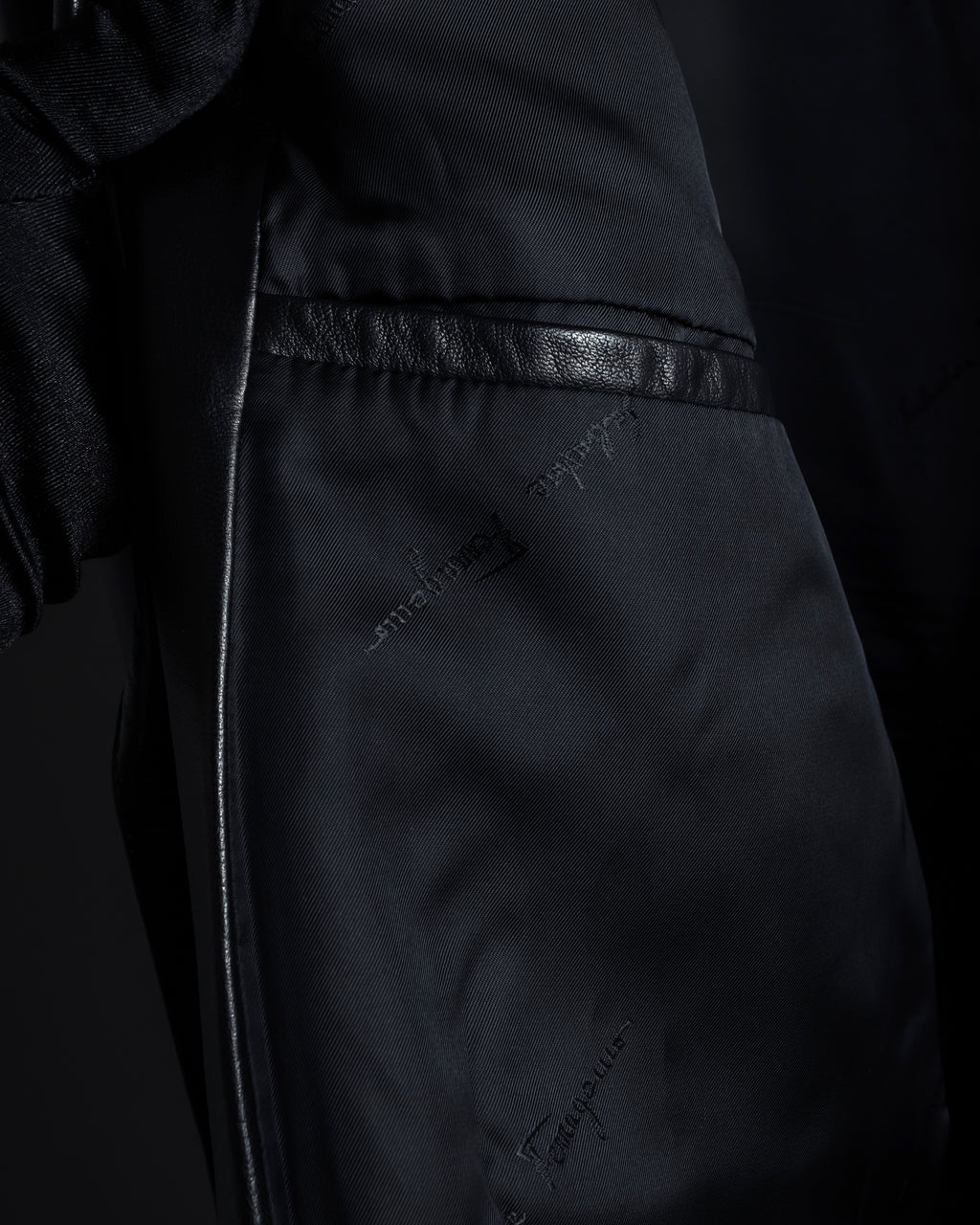 "Salvatore Ferragamo" Straight silhouette leather tailored jacket