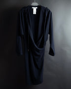 "Max Mara" Draping design hooded coat
