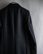 "HUGO BOSS" Satin switch lapel shaped tailored coat