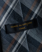 "COMME des GARCONS HOMME"
Argyle check pattern wool necktie