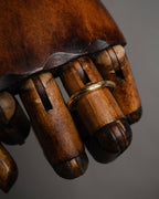 “SAINT LAURENT” Post-2012 twisted minimalist metal ring