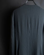 "Christian Dior" Pinstripe collarless jacket