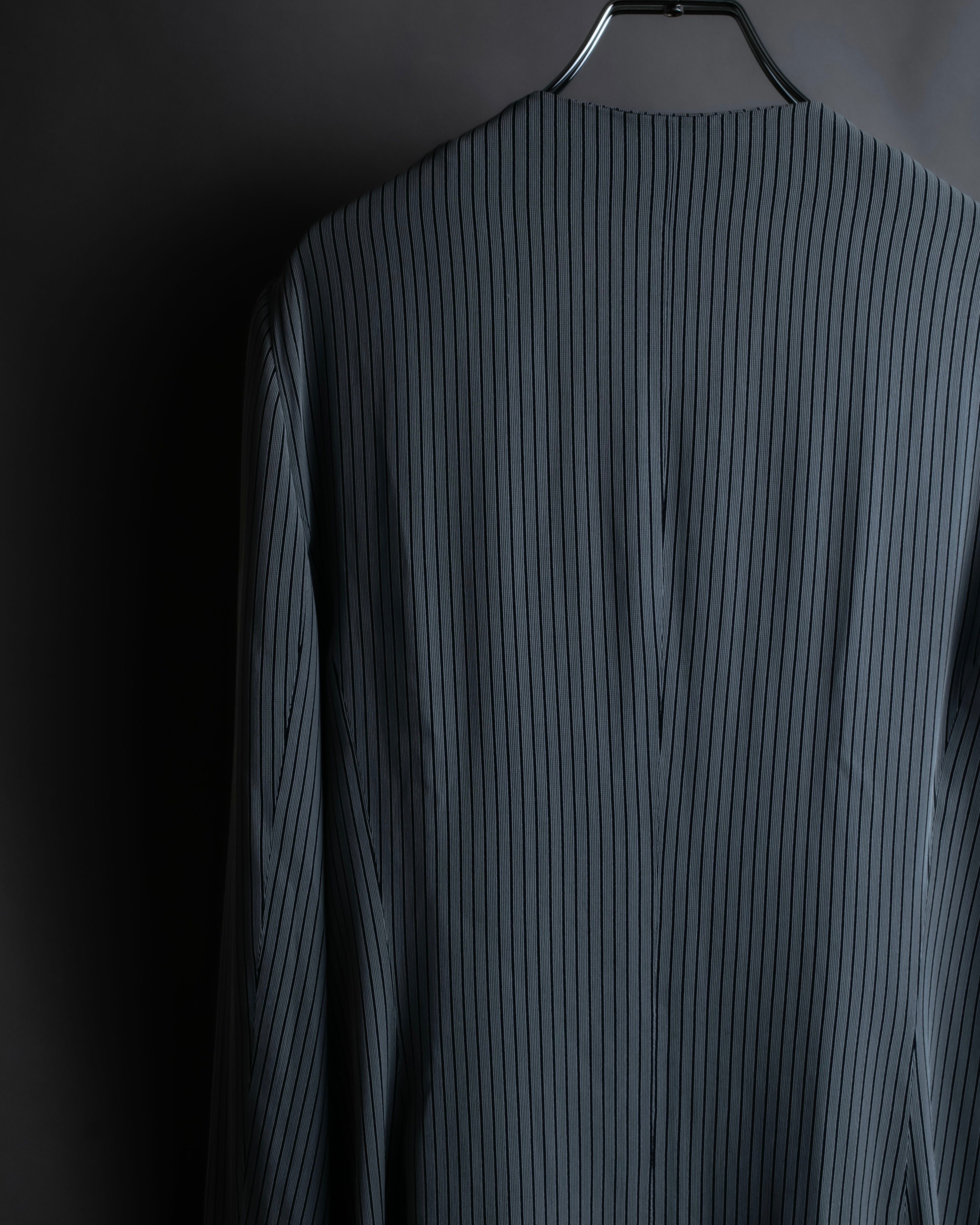 "Christian Dior" Pinstripe collarless jacket