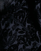 "GUCCI" Floral patterned lamé tailored jacket"