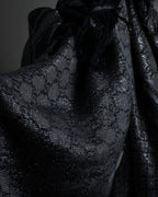 "GUCCI" GG pattern glitter blend woven large stole